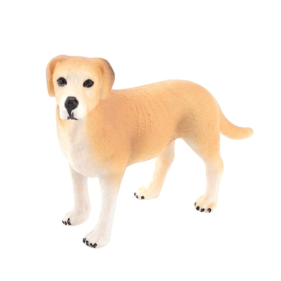 A Realistic Golden Retriever Dog Animal Figurine Toy Educational Model For Kids