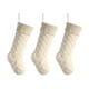 thumbnail image 2 of Fiudx Medias Navideñas, Decoración Festiva, Diseño de Tela Suave, Bolsas de Regalo Colgantes, Perfectas para Regalos, Dulces y Decoraciones, Ideales para Fiestas Navideñas, Paquete de 3, Tamaño de 18, 2 of 6