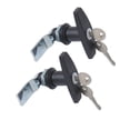 thumbnail image 3 of fastboy Zinc Alloy Trailer Compression Tightening Lock T-Handle Cabinet Door Latch Rust Proof Cabinet Lock silver, 3 of 6