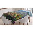 thumbnail image 1 of Ambesonne Art Tablecloth Rectangular Table Cover, Rural Landscape Tulip, 60"x84", Multicolor, 1 of 3