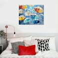 thumbnail image 5 of Nawypu  Flower Wall Art for Living Room, Dandelion Canvas Wall Decor for Bedroom, Colorful Abstract Print Painting Picture, Large, 5 of 5