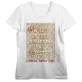 thumbnail image 5 of American Horror Story What Creeps Beneath The Sheets Crew Neck Short Sleeve Women's White Crop Top
-Small, 5 of 7