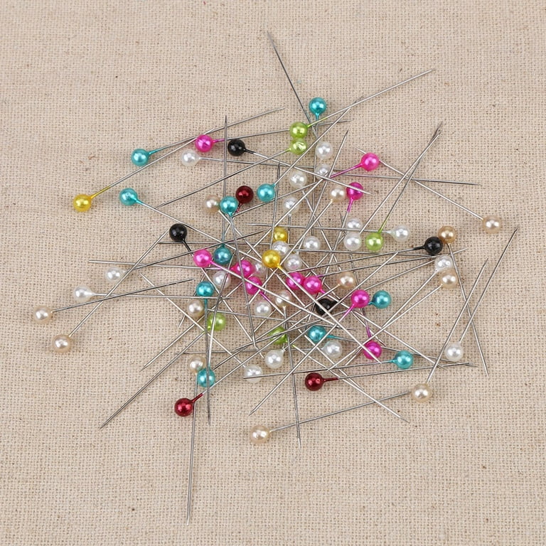 500Pcs Sewing Pins for Fabric, Straight Pins with Colored Heads, Versatile  Pins for Sewing, Quilting, Hemming, Pinning Seams, Fixing Crafts