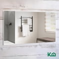 thumbnail image 2 of Espejo Rectangular 120x65 cm Para Baño Maquillaje Afeitar Decorativo Sistema Touch IP44  Con Luz Blanca Led Fría 6000K KingsHouse blanco, 2 of 8