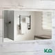 thumbnail image 2 of Espejo Rectangular 120x65 cm Para Baño Maquillaje Afeitar Decorativo Sistema Touch IP44  Con Luz Blanca Led Fría 6000K KingsHouse blanco, 2 of 8