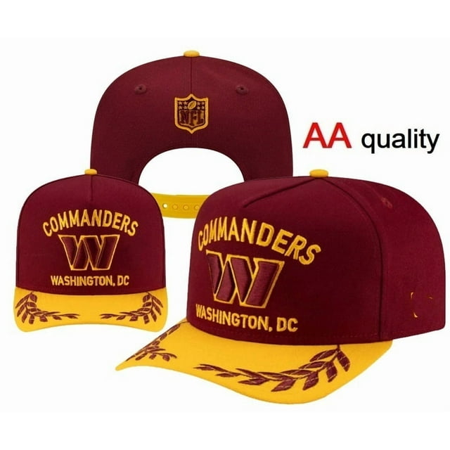 Washington Commanders Unisex Adjustable Baseball Cap, Football Team Cotton Curved Cap, Trendy Hip Hop Cap, Sports Cap