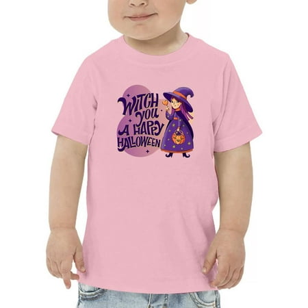 

Witch You A Happy Hallowen! T-Shirt Toddler -Image by Shutterstock 2 Toddler
