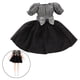 thumbnail image 5 of vestido de muñeca Vestido De Fiesta Con Falda De Muñeca Moderna Hecha A Mano, Ropa Para Muñecas De 30 Cm, 12 Pulgadas, Falda A Cuadros Magideal vestido de muñeca, 5 of 6