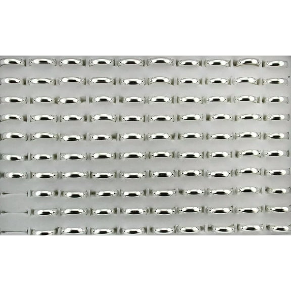 K-KED Women Men's Delicate Jewelry Wholesale Lots 40pcs Stainless Steel Rings Party Gifts