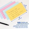 thumbnail image 3 of BAZIC Ruled Index Cards 3"X5" 100 Count, Assorted Color Ruled Lined Flashcards, 3 of 8