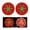 C, variant on Car Cup Holder Coaster, Cute Non-Slip Vehicle Water Bottle Insert Mat, Fruit Automotive Interior Drink Cup Pad Decoration for Cars Trucks SUV - Style D