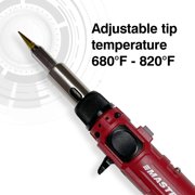 Master Appliance PI-20SiK Butane Soldering Iron Kit, Self-Igniting with Adjustable Temperature