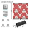 thumbnail image 3 of Sheep Red Beach Blanket Outdoor Picnic Blanket 78"x 78" Waterproof Foldable for Beach Camping Travel Hiking Grass Lawn Park, 3 of 5