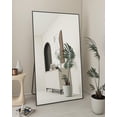 thumbnail image 2 of Lumora 76"x34.1" Full-Length Mirror, Bedroom Floor Body Mirror with Stand, Large Mirror,Black, 2 of 4