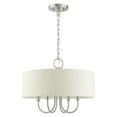 thumbnail image 5 of 49804-91 Livex Lighting Blossom - 4 Light Pendant in New Traditional Style - 18 Inches wide by 13.63 Inches high-Brushed Nickel Finish    -Traditional, 5 of 9