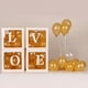 thumbnail image 3 of Baby Shower Party Decor Caja De Globos Caja De Cartón Transparente Caja De Regalo De Navidad Para Niños Niñas Baby Shower Despedida De Soltera 4 Unids/Set Advancent HA024123-02, 3 of 5