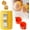 1 PCS-Yellow, variant on 3-in-1 Egg Opener - New Egg Cracker & Separator, Multifunctional for Cooking & Camping, Set of 3