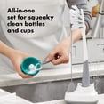 thumbnail image 3 of Set de Cepillos de Limpieza OXO Tot para Botellas de Agua y Vasos con Pajilla Gris, 3 of 9