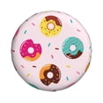 thumbnail image 2 of Gaeub Donut 14-17in Tire Cover, Spare Tire Cover, for Camper Caravan, Trailer, Car, Truck, SUV, Jeep - 16 inch, 2 of 9