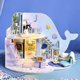 thumbnail image 2 of 1-Pack DIY Cottage Birthday Gift Toy Cottage Model Toy Art House Ornaments Handmade Gift, Creative Fun Puzzle, 2 of 3