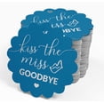thumbnail image 4 of Inkdotpot Real Silver Foil Kiss The Miss Goodbye Bridal Shower Tags Favor Hang Paper Tags 100 Pieces, 4 of 6