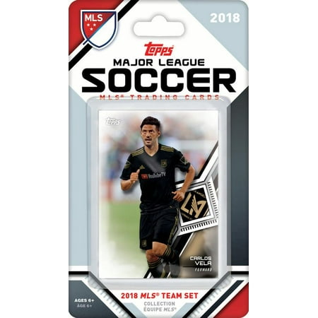 Los Angeles Football Club 2018 Topps MLS Soccer Factory Sealed 9 Card Team Set with Carlos Vela, Diego Rossi and Tyler Miller