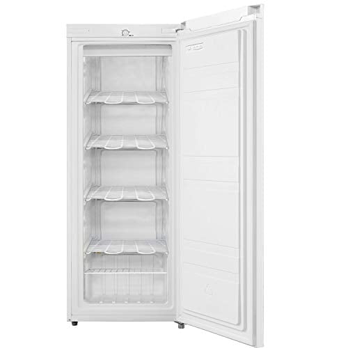 Midea MRU05M2AWW Upright Freezer 5.3 Cubic Feet Freezer for
