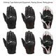 thumbnail image 5 of Naiovety Paquete de 2 guantes de motocicleta, guantes portátiles de invierno y otoño, equipo Protector transpirable para conducción profesional al aire Ciclismo Negro SG Naiovety OD027440-03, 5 of 6