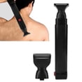 thumbnail image 3 of 2-in-1 Electric Back Shaver For Men, Rechargeable Body Groomer With Foldable Handle, Waterproof Wet/Dry Painless Hair Trimmer For Back, Chest & Bikini Area, 3 of 7