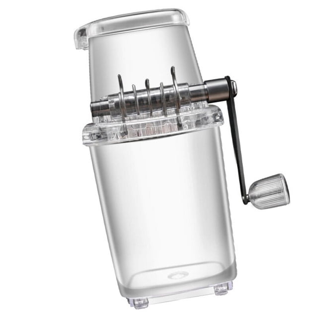 Maoww Manual Ice Block Breaking Crusher Snow Cone Machine Tool Festival Party Dining Kitchen Blender Party Camping Picnic Cold Beverage Shaver Clear