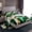 Green White Golden, variant on Castle Fairy Kids Teenagers Gradient Marble Stone Pattern Twin Sheet Sets 3pcs,Mountain Fluid Gold Metallic Twin Fitted Sheet Microfiber,Ombre Marbling Watercolor Breathable Flat Sheet