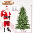 thumbnail image 2 of Costway 6 FT Artificial Christmas Tree with 270 LED Lights, 746 Branch Tips for Home Party, 2 of 10
