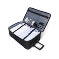 thumbnail image 6 of Protege 25 Inch Regency Checked 2-Wheel Upright Luggage, Black (Walmart Exclusive), 6 of 10
