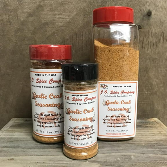 J.O. Garlic Crab Spice - 14oz Bottle