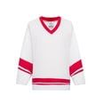 thumbnail image 2 of Camiseta de práctica de hockey sobre hielo en blanco de la serie EALER H400 para hombres y niños, sénior y junior, adultos y jóvenes, 2 of 5