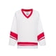 thumbnail image 2 of Camiseta de práctica de hockey sobre hielo en blanco de la serie EALER H400 para hombres y niños, sénior y junior, adultos y jóvenes, 2 of 5