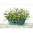 thumbnail image 2 of Jacobs, Cindy 14x12 White Modern Wood Framed Museum Art Print Titled - Farmers Market, 2 of 4