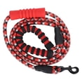 thumbnail image 3 of Dog Rope Leash, Dog Leash Reflective Pet Pulling Leash Lightweight Wear Resistant With 360 Degrees Rotating Metal Hooks For Outdoor Red, 3 of 8