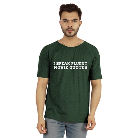 Inkmeso Men s Tshirt I Speak Fluent Movie Quotes Graphic Tee For Film Fan Tee Shirt Cotton Jersey Shirt