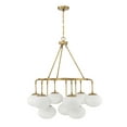 thumbnail image 3 of Trade Winds Sophia 9-Light Chandelier in Natural Brass, 3 of 6