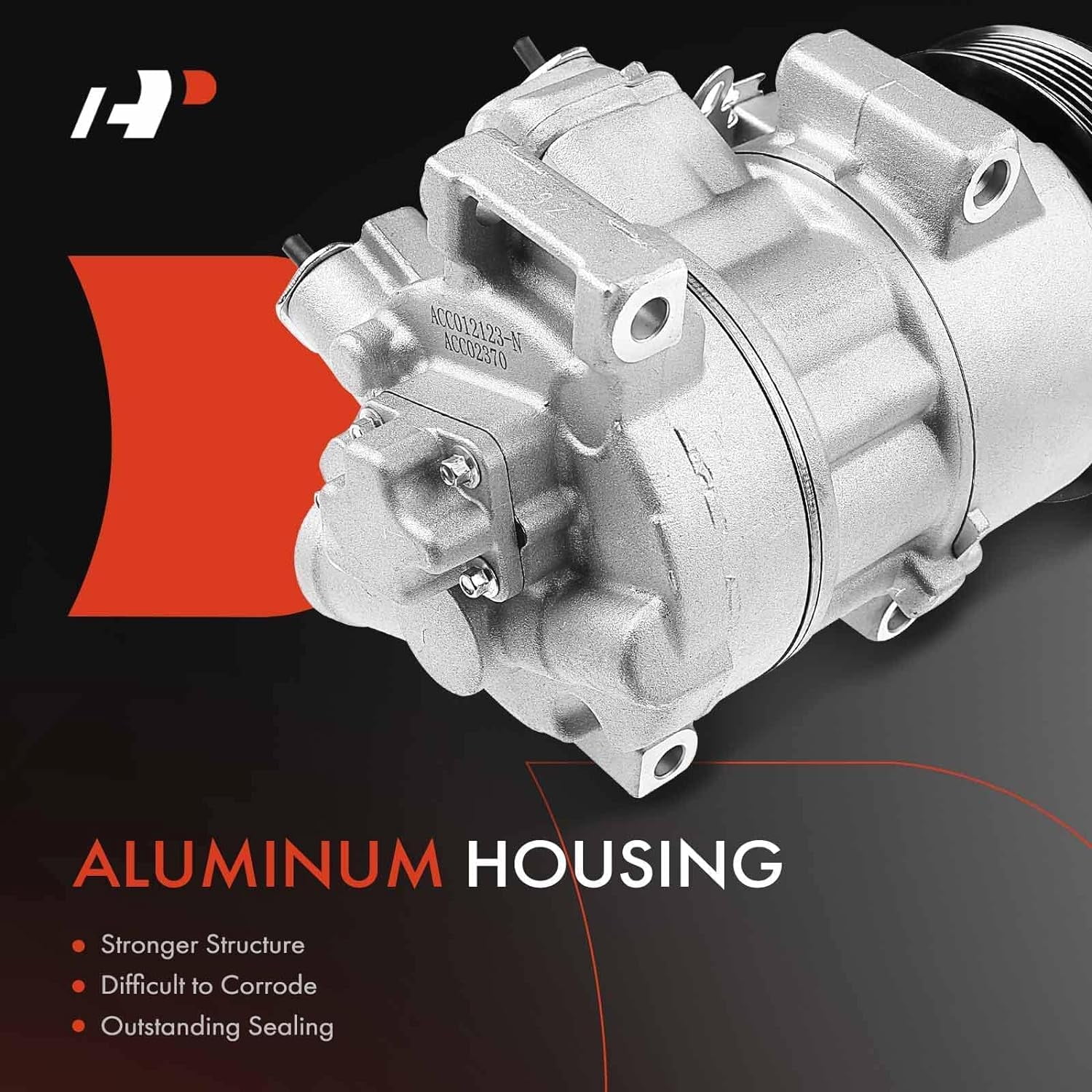 A-Premium Air Conditioner AC Compressor with Clutch Compatible with Toyota Corolla 1.8L 2009-2010, Matrix 1.8L 2009-2012, Scion xD 1.8L 2008-2014