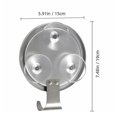 thumbnail image 5 of Dww-anti-fog Shower Mirror, Anti-fog Shaving Mirror, Anti-fog Shaving Mirror With 3 Strong Suction Cups And Razor Hook, Anti-fog Small Bathroom Mirror, 5 of 5