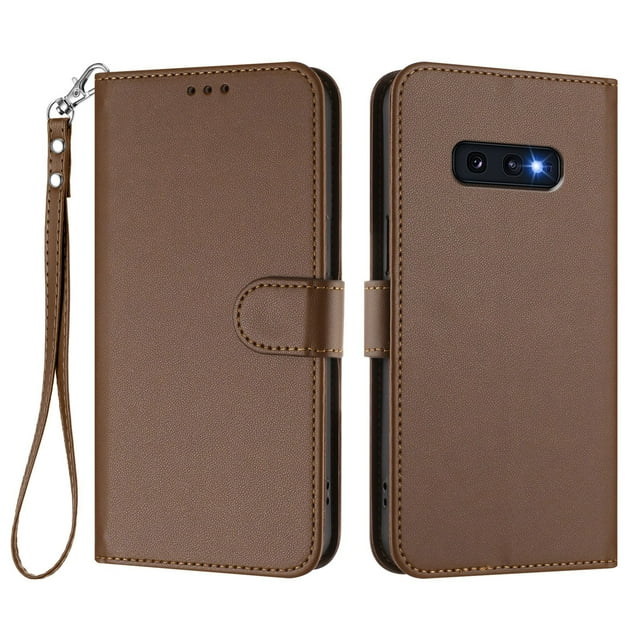 Funda Cartera GANGXUN para Samsung Galaxy S10E – Cierre Magnético, Protección RFID, Correa Desmontable, Compatible con Carga Inalámbrica