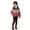 Wine, variant on Boys Girls Zip Up Colour Block Coats Lightweight Padded Down Jacket Warm Packable Hooded Winter Outerwear Puffer Hooded Jackets with Pockets