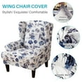 thumbnail image 4 of CJC Wingback Chair Cover, 2 Piece Wing Chair Slipcovers, Stretch Armchair Sofa Covers, Orchid, 4 of 9