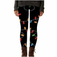 thumbnail image 2 of Roncen Roncen Women's Christmas Printed Yoga Leggings - Stretchy High-Waisted Casual Pants for Holiday & Workout, 2 of 5