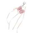thumbnail image 5 of Unique Bargains 1 Pc Handbag Charms Keychains Ribbon Bow Bag Accessories Pink, 5 of 5