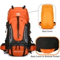 thumbnail image 6 of 60L Travel Hiking Camping Backpack with Rain Cover,Backpack Water Resistant,Traveling Backpack for Men Women, 6 of 12