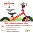 thumbnail image 4 of Resenkos Kids No Pedal Balance Bike with Adjustable Handlebar and Seat-Red, Learning Interactive Push No Pedals Balance Bikes for Kids with Adjustable Handlebar and Seat, 4 of 8