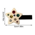 thumbnail image 3 of Rhinestones Adorned Hair Clips Not Irritating Plastic Hairpin Perfect For Sensitive Skin And All Day Wear, 3 of 9